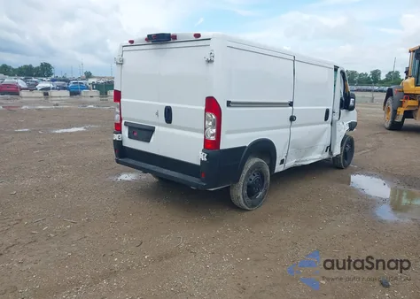 2023 Ram Promaster 2500 Low Roof 136 Wb z USA, uszkodzony, nr VIN 3C6LRVVG2PE591625